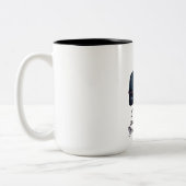 Shadow Forest Minimalist Mental Health Mug ツートーンマグカップ (左)