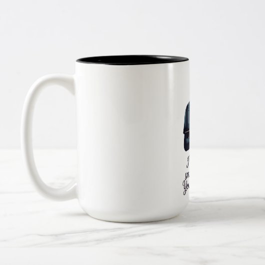 Shadow Forest Minimalist Mental Health Mug ツートーンマグカップ (左)
