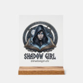 shadow girl アクリルサイン (正面)