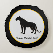 "Shadow Leaf Shine" ラウンドクッション (正面)