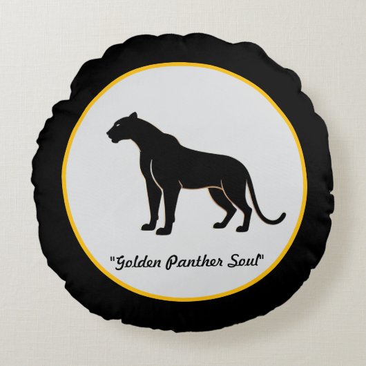 "Shadow Leaf Shine" ラウンドクッション (正面)