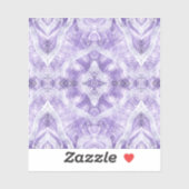 Shadow Light Purple Abstract Watercolor Art シール (シート)