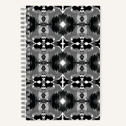 Shadow Mirror Pattern  ノートブック (正面)