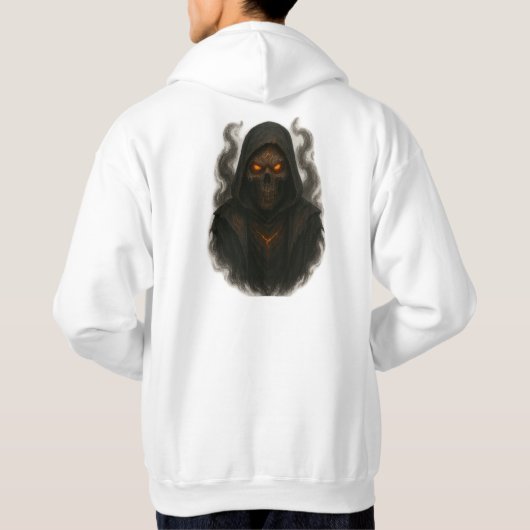 **"Shadow of the Underworld – Dark Reaper Hoodie"* パーカ (裏面)