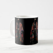 Shadow Poncho Coffee Mug For the Bold & Mysterious コーヒーマグカップ (正面左)