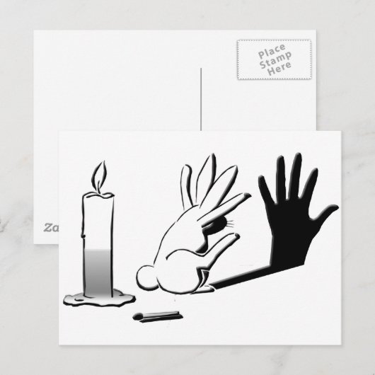 Shadow RabbitによるLightIllusions.com ポストカード (正面/裏面)