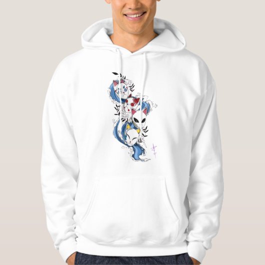 Shadow Slayer Mask Hoodie / T-Shirt – Dark Anime🔥 パーカ (正面)