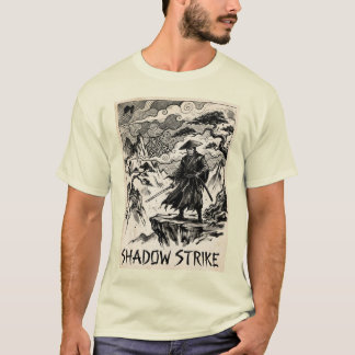 Shadow Strike Samurai Ink Art T-Shirt Tシャツ