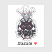 🌑 Shadow Summoner Sticker – Anime-Inspired Vinyl  シール (シート)