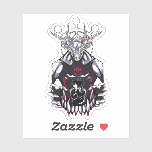 🌑 Shadow Summoner Sticker – Anime-Inspired Vinyl  シール (シート)