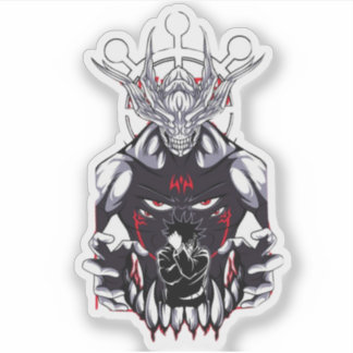 🌑 Shadow Summoner Sticker – Anime-Inspired Vinyl  シール