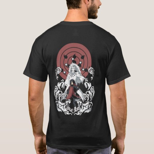 ⚡ Shadow Warlord T-Shirt – Anime-Inspired Legendar Tシャツ (裏面)