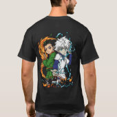 🔥 Shadow Warrior Aura | Purple Flame Anime Tシャツ (裏面)