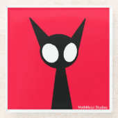 Shadow World - Vex "Hello Hooman!" ガラスコースター (正面)