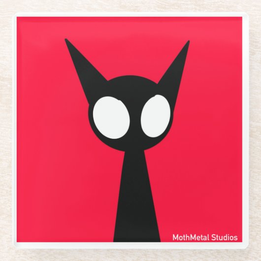 Shadow World - Vex "Hello Hooman!" ガラスコースター (正面)