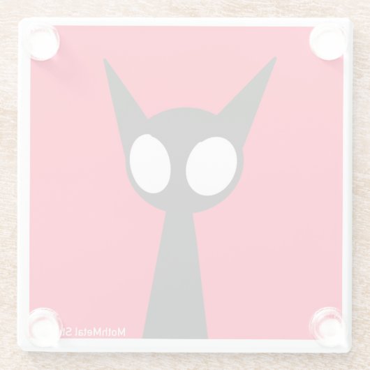 Shadow World - Vex "Hello Hooman!" ガラスコースター (裏面)