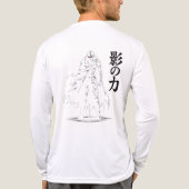 Shadow Wrath: Dual-Sided Ninja Power トライブレンドTシャツ (背面)
