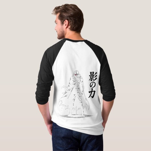 Shadow Wrath: Dual-Sided Ninja Power Tシャツ (裏面フル)