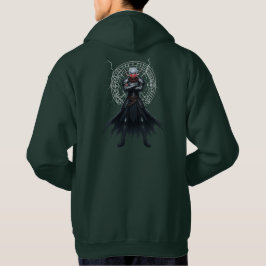 Shadowblade Hoodie – Dark Back Design Unleashed パーカ
