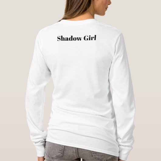 shadowgirl tシャツ (裏面)