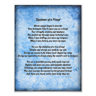 Shadows of a Friend Photoプリント フォトプリント