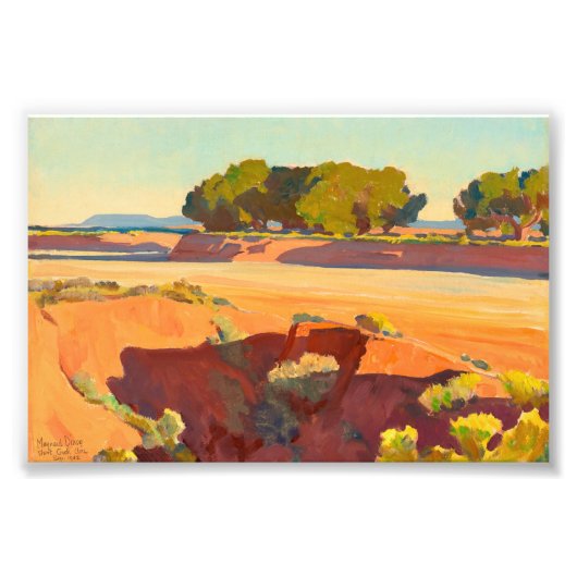 Shadows on Short Creek by Maynard Dixon フォトプリント (正面)