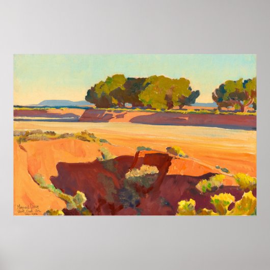 Shadows on Short Creek by Maynard Dixon ポスター (正面)
