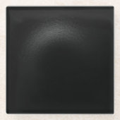 Shady Black – 自分で作成 ガラスコースター (正面)