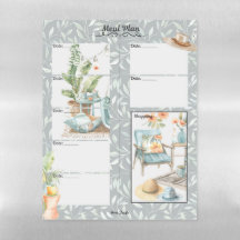 Shady Lady 7 Day Blank Meal Planner 