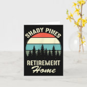 Shady Nes Funny Quote Retirement Day Party Home カード (黄色い花)
