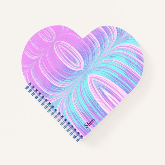 SHAE 〜パステルアクアとピンク〜 ノートブック (正面)