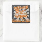 SHAGカーペットが私のライフツールボックスを変更 スクエアシール (バッグ)