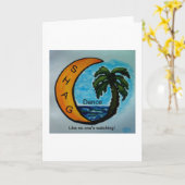 SHAGダンスグリーティングカード カード (黄色い花)