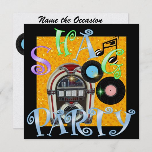 Shag - SRF 招待状 (正面/裏面)