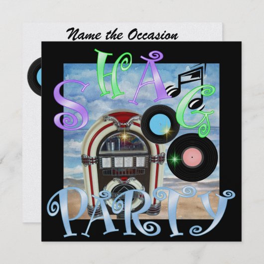 Shag - SRF 招待状 (正面/裏面)