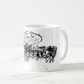 ShaggieTvのマグ コーヒーマグカップ (正面右)