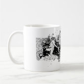 ShaggieTvのマグ コーヒーマグカップ (左)