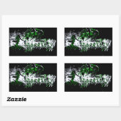 ShaggieTvステッカー 長方形シール (シート)