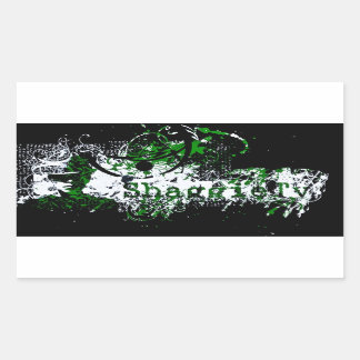 ShaggieTvステッカー 長方形シール