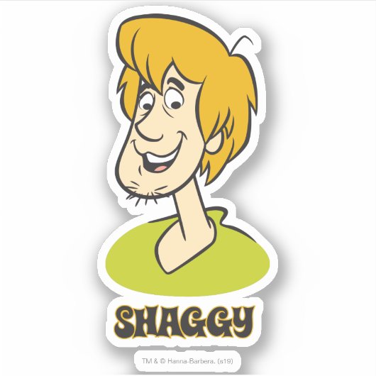 Shaggy Nameグラフィック シール (正面)