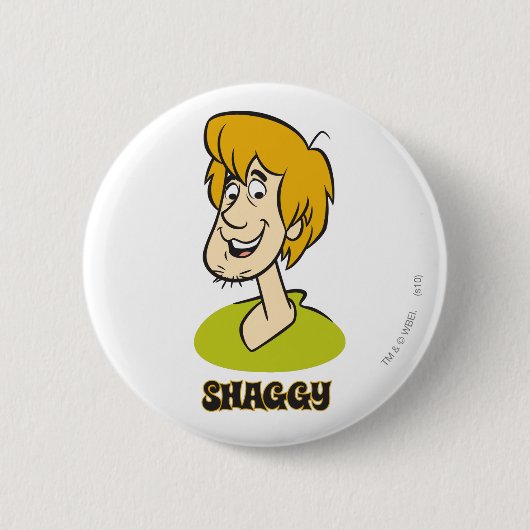 Shaggy Nameグラフィック 缶バッジ (正面)