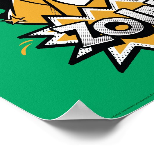 Shaggy "Zoinks!" Halftone Graphic ポスター (角)