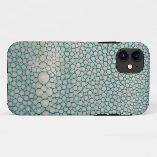 Shagreen Seafoamの緑 Case-Mate iPhoneケース (裏面(横))