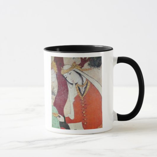 Shahアッバースの裁判所からの女性I 1585-1627年 マグカップ (右)
