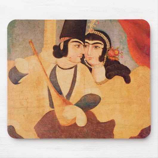 Shahアッバースの裁判所からの宮廷人 マウスパッド (正面)