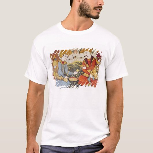 ShahアッバースIおよび宮廷人 Tシャツ (正面)