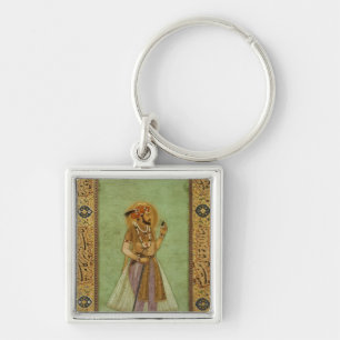 Shah Jahan 1631年、Mughalのポートレート キーホルダー