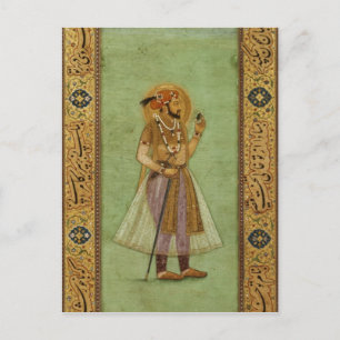 Shah Jahan 1631年、Mughalのポートレート ポストカード