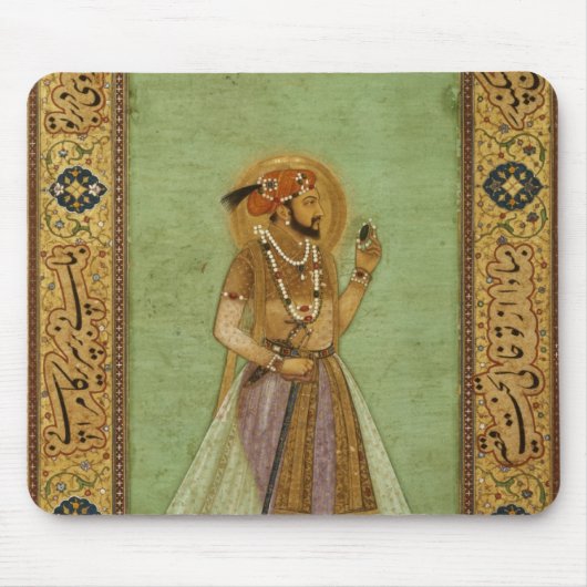 Shah Jahan 1631年、Mughalのポートレート マウスパッド (正面)