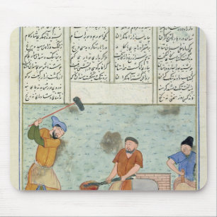 「Shah-Namehからの金属の炉、 マウスパッド